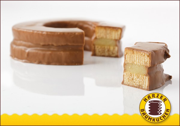 Baumkuchen Vollmilch mit Marzipanfüllung (200g)