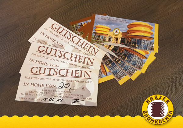 Gutschein Harzer Baumkuchen