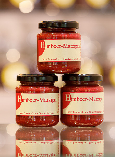 Fruchtaufstrich Himbeer-Marzipan 150g